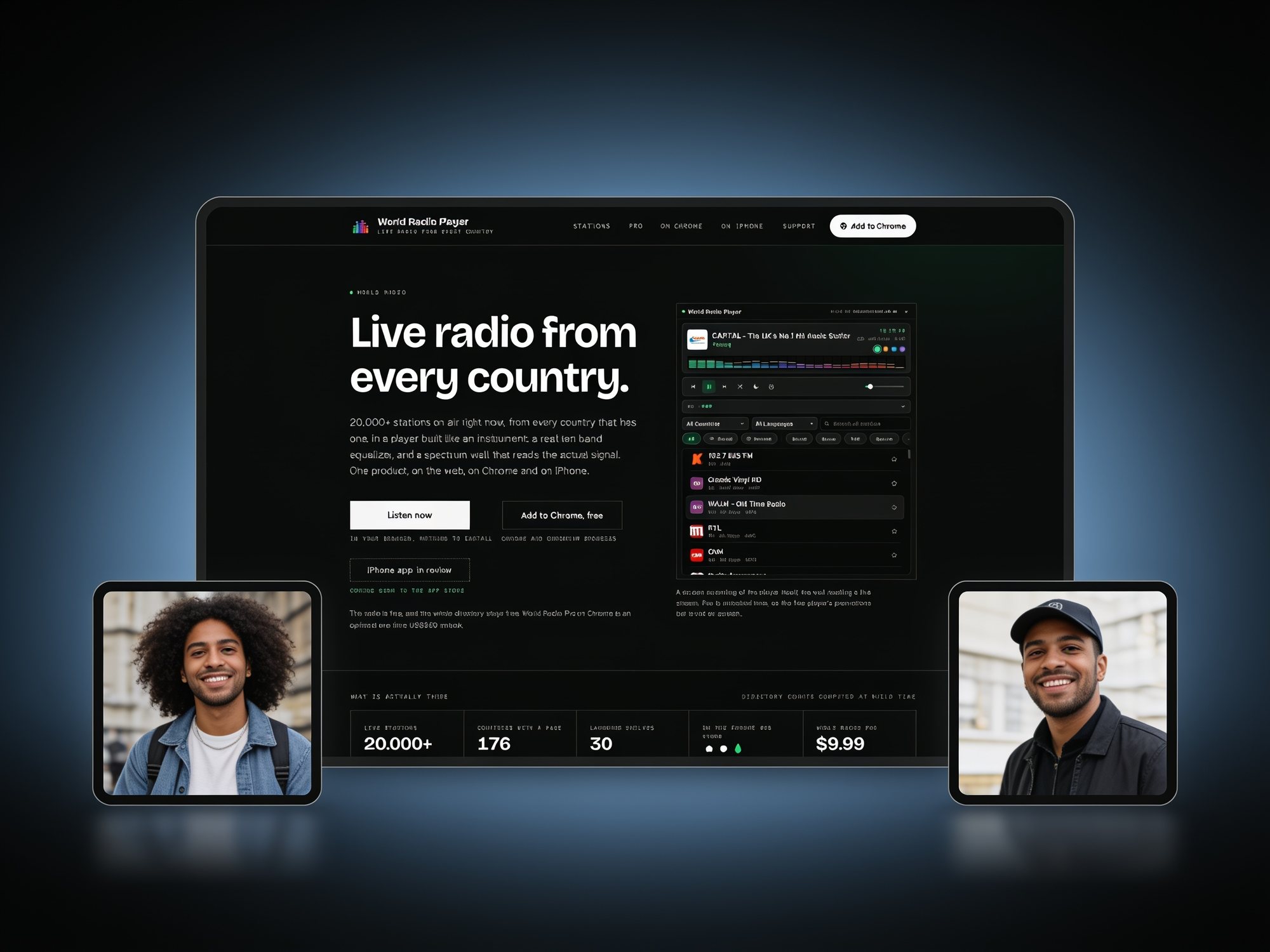World Radio Player preview